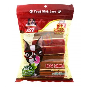 Love Me Dog Snack Hình Bảng Lớn 450g