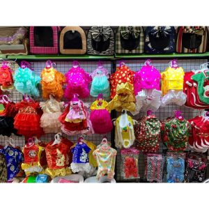 ÁO ĐẦM DÀI MINH CHÂU 4 MÀU HỒNG/ TRẮNG/ XANH/ ĐỎ