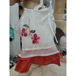 ÁO ĐẦM DÀI MINH CHÂU 4 MÀU HỒNG/ TRẮNG/ XANH/ ĐỎ