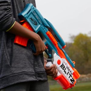 Súng đồ chơi NERF Elite 2.0 Motoblitz Blaster – Bắn motorized, tích hợp ống ngắm, 10 viên đạn