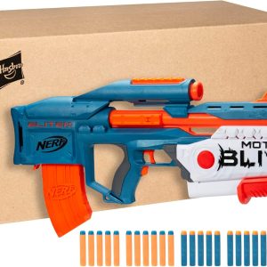 Súng đồ chơi NERF Elite 2.0 Motoblitz Blaster – Bắn motorized, tích hợp ống ngắm, 10 viên đạn
