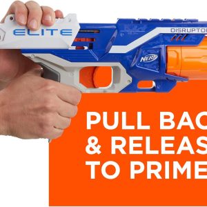 Súng đồ chơi NERF Elite Disruptor – 6 viên, bắn liên tiếp, xoay nòng cực ngầu