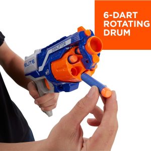 Súng đồ chơi NERF Elite Disruptor – 6 viên, bắn liên tiếp, xoay nòng cực ngầu