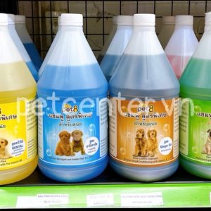PET8 Shampoo 3L Sữa Tắm Spa Dưỡng Lông Cho Chó Mèo (Nhiều Chức Năng)