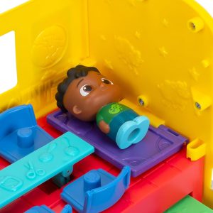 Xe Buýt Trường Học Biến Hình CoComelon – Ánh Sáng & Âm Thanh – 3 Bài Hát Yêu Thích – 6 Khu Vực Chơi – Bao Gồm Nhân Vật JJ & Cody