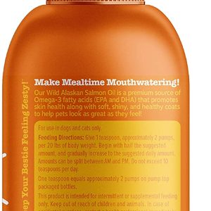 Dầu Cá Bổ Sung Omega Hỗ Trợ Làm Đẹp Lông Cho Thú Cưng Zesty Paws Wild Alaskan Salmon Oil Skin & Coat 237ml