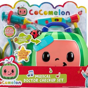 Bộ Đồ Chơi Bác Sĩ CoComelon Có Nhạc – Musical Checkup Case Chính Hãng