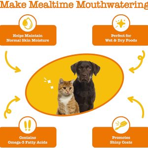 Dầu Cá Bổ Sung Omega Hỗ Trợ Làm Đẹp Lông Cho Thú Cưng Zesty Paws Wild Alaskan Salmon Oil Skin & Coat 237ml