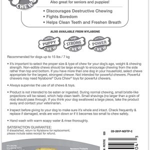 Nylabone Chicken and Original Flavor Dog 2 Bones Per Pack
