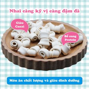 Xương nơ sữa dê mini 14 cây