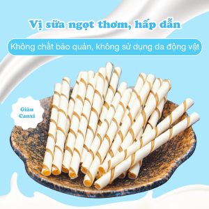 Que gặm hương sữa size mini 120g