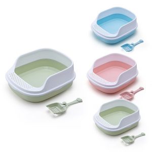 Khay vệ sinh cho mèo chậu cát kèm xẻng