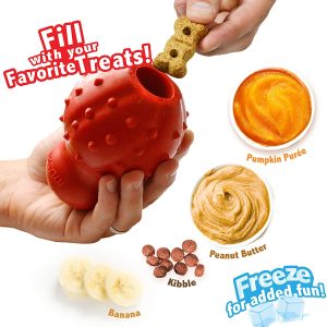 Nylabone Strong Chew Cone Stuffable Chew Toy for Dogs Bacon Flavor Small/Regular - Up to 25 Ibs