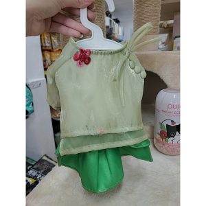 ÁO ĐẦM DÀI MINH CHÂU 4 MÀU HỒNG/ TRẮNG/ XANH/ ĐỎ