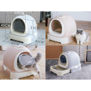 NHÀ VỆ SINH DÀNH CHO MÈO ĐA DẠNG MẪU MÃ VÀ MÀU SẮC DỄ THƯƠNG