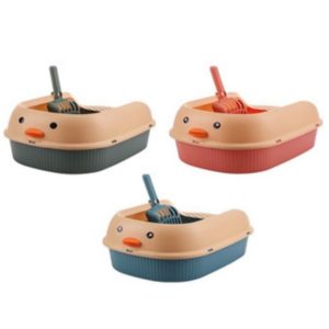 Khay vệ sinh cho mèo chậu cát kèm xẻng