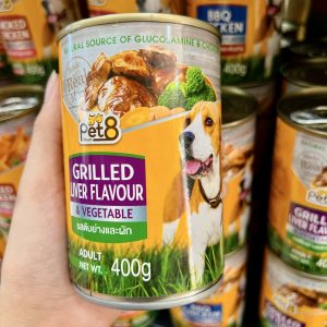 Pet8 CF44 - Vị Gan Nướng Và Rau 400g