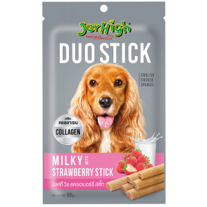 Jerhigh Duo Stick - Milky & Strawberry Stick 50g