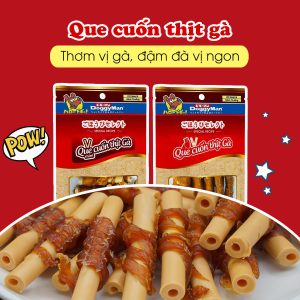 DOGGY MAN que cuốn thịt gà mini 20 cây