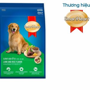 SmartHeart Adult Lamb and Rice Flavor Vị Cừu và Gạo Gói 1.5kg