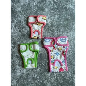 Quần Tã Cho Cún Cái - Đực Chống Tuột Có Đai Điểu Chỉnh