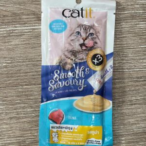 🇨🇦 SÚP THƯỞNG CATIT SMOOTH & SAVORY LICKABLE NHIỀU VỊ CHO MÈO ( 4 PCS X 15G)