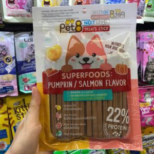 🇹🇭 SNACK MỀM PET8 TREATS STICK SUPERFOODS CHO CHÓ 250G