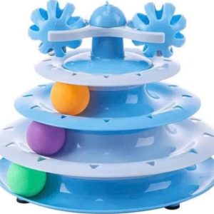 Meow Turntable Toy – Đồ Chơi Bàn Xoay Cho Mèo