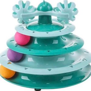 Meow Turntable Toy – Đồ Chơi Bàn Xoay Cho Mèo