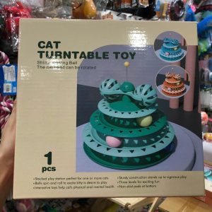 Meow Turntable Toy – Đồ Chơi Bàn Xoay Cho Mèo