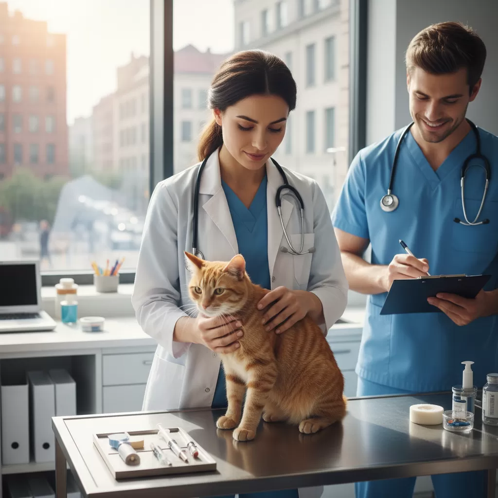 Cần tham khảo ý kiến bác sĩ thú y nếu mèo có dấu hiệu rối loạn tiêu hóa kéo dài khi đổi thức ăn