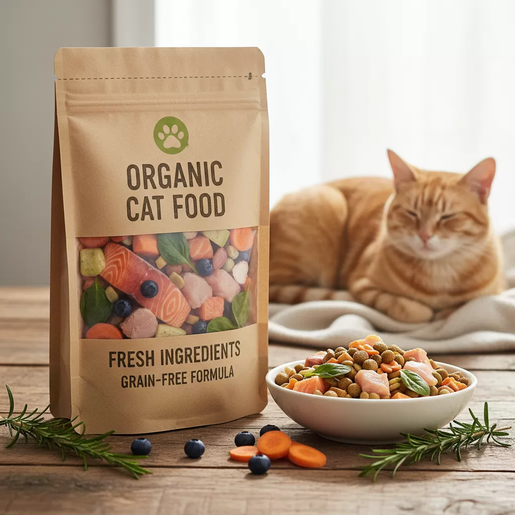 Thức ăn hạt hữu cơ Natural Core dành cho mèo với tiêu chuẩn chất lượng cao