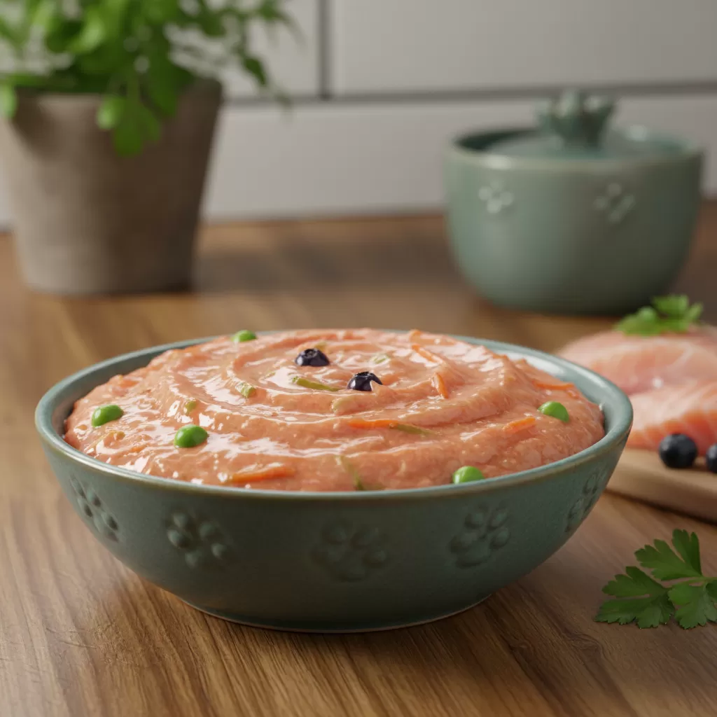 gemini_image_1772172276 Thức ăn ướt là lựa chọn ưu tiên hàng đầu để tăng cường độ ẩm cho mèo bị sỏi