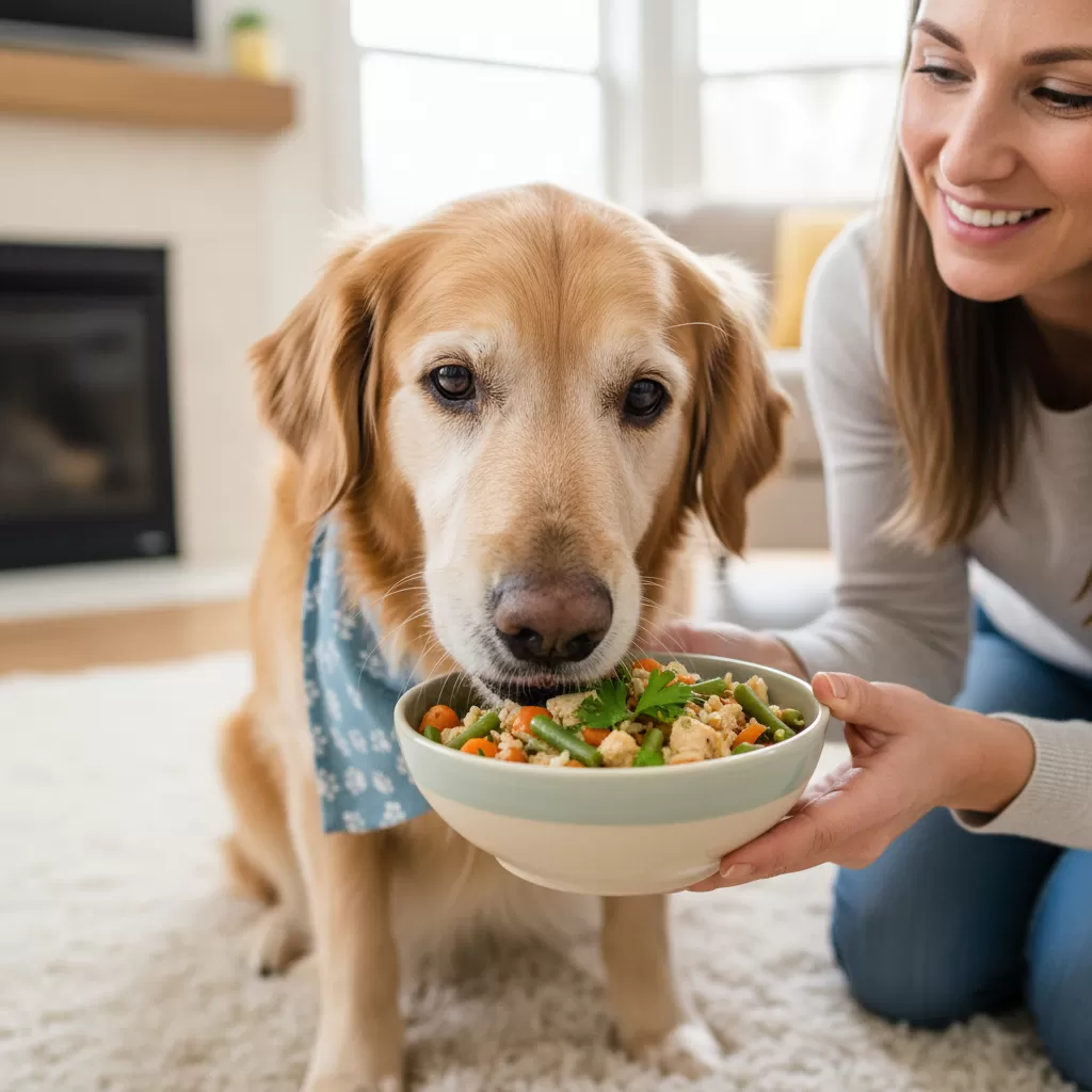 Chăm sóc dinh dưỡng đúng cách cho chó già là chìa khóa để duy trì sức khỏe và sự dẻo dai