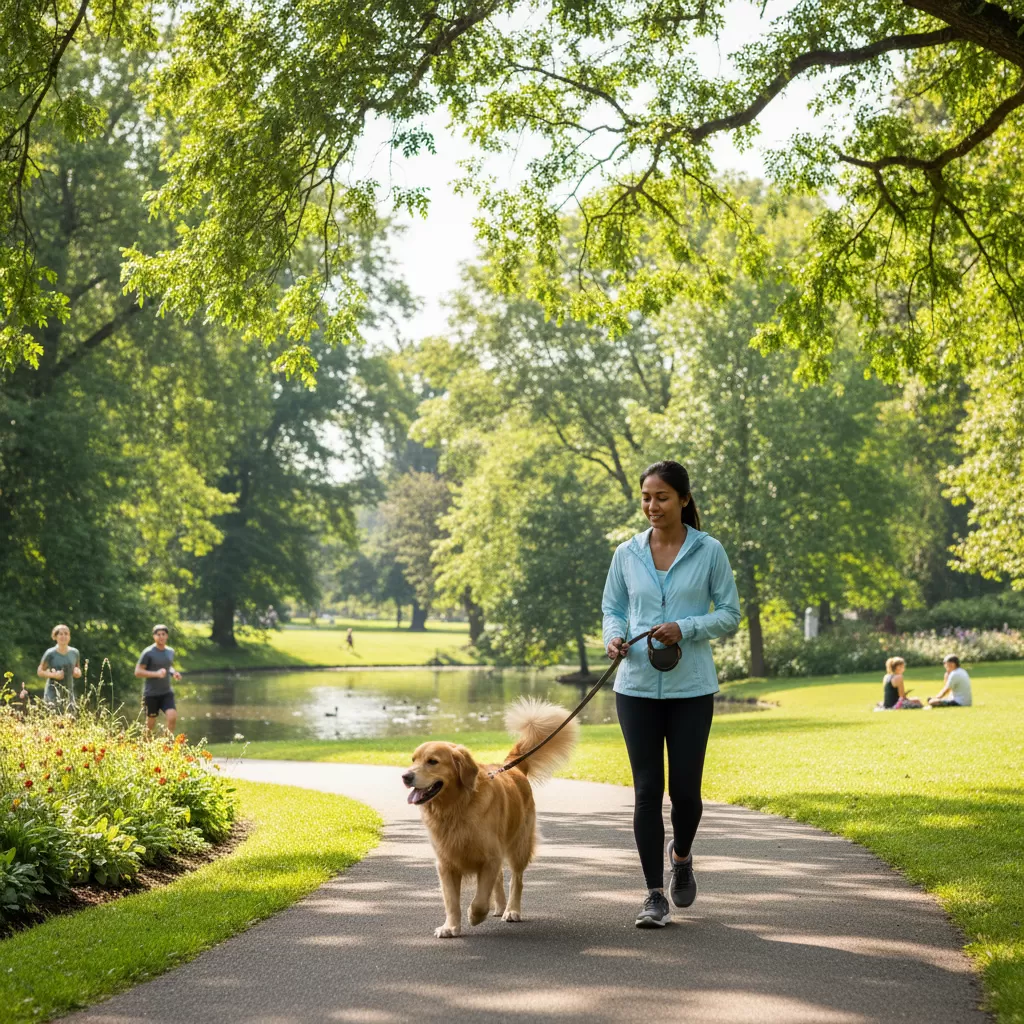 gemini_image_1772175660-1 Vận động thường xuyên là yếu tố then chốt giúp chó tiêu thụ năng lượng dư thừa