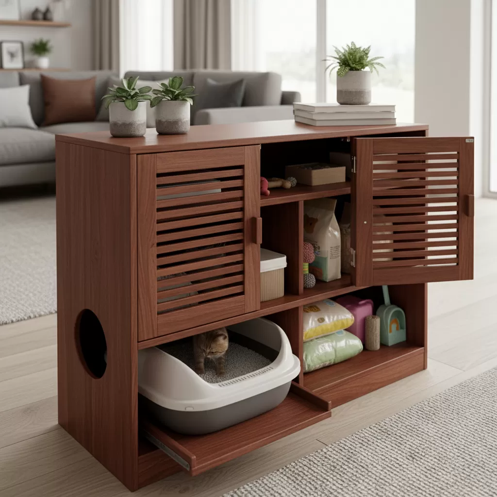 gemini_image_1772184989 Nội thất đa năng giúp tối ưu diện tích và đảm bảo tính thẩm mỹ cho căn hộ