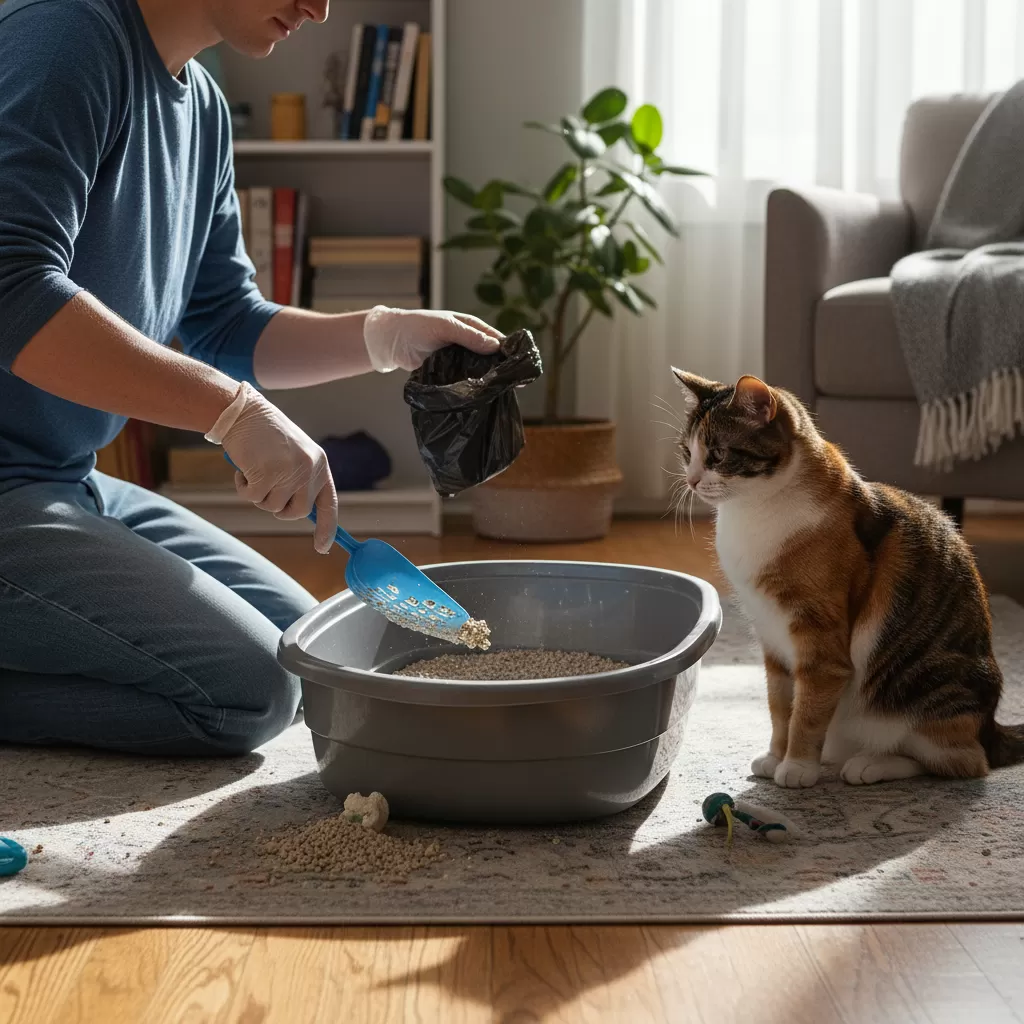 Sự tiện lợi trong quá trình dọn dẹp là tiêu chí quan trọng khi lựa chọn loại cát