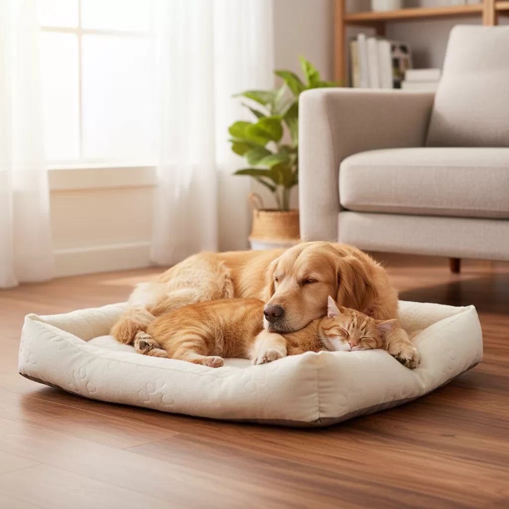 Sử dụng lót chuồng chất lượng giúp thú cưng luôn cảm thấy thoải mái và sạch sẽ