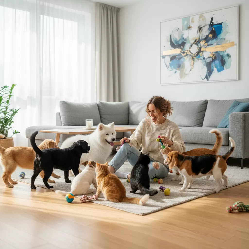 Duy trì không gian sống sạch sẽ là chìa khóa để tận hưởng niềm vui trọn vẹn bên thú cưng