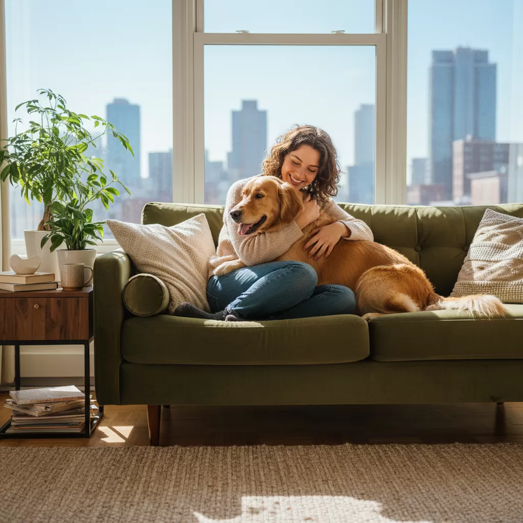 gemini_image_1772191686-1 Vệ sinh cho chó thường xuyên giúp bảo vệ không gian sinh hoạt chung của gia đình luôn thơm tho