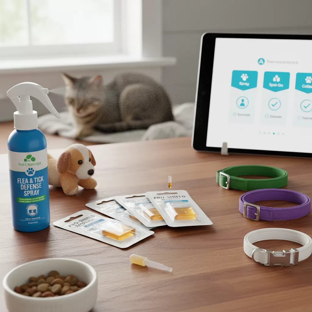 gemini_image_1772192129-1 Mỗi dòng sản phẩm trị ve rận đều có những ưu thế riêng biệt về thời gian và hiệu quả tác động