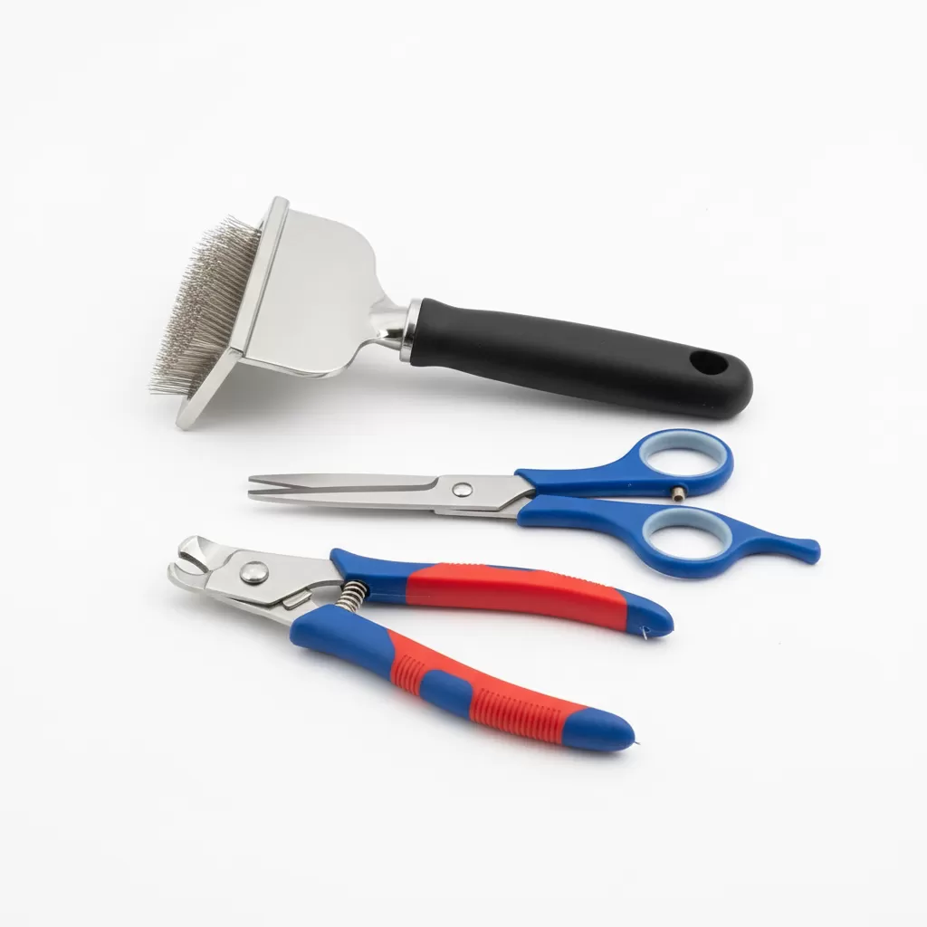 Những vật dụng không thể thiếu trong bộ dụng cụ grooming cơ bản cho người mới nuôi chó mèo