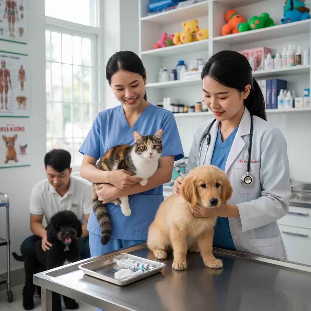 gemini_image_1772205405 Việc tuân thủ lịch tiêm phòng giúp thú cưng xây dựng hệ miễn dịch vững chắc